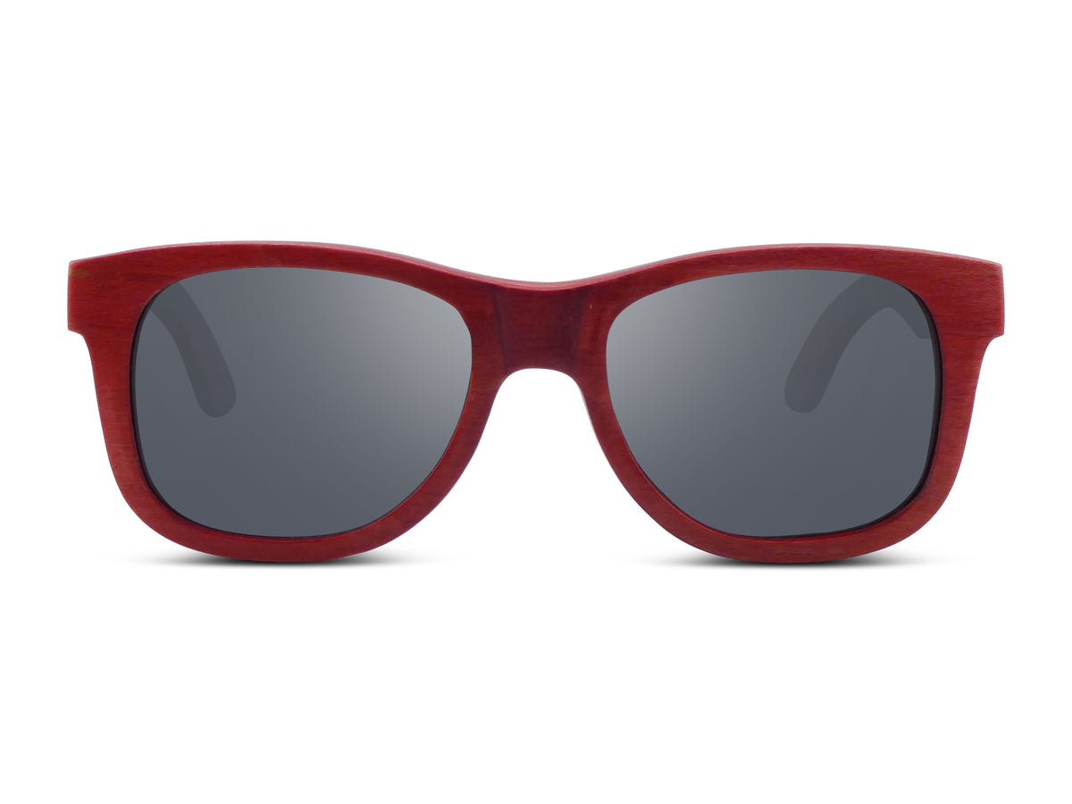 Traveler | Red | Wooden Sunglasses