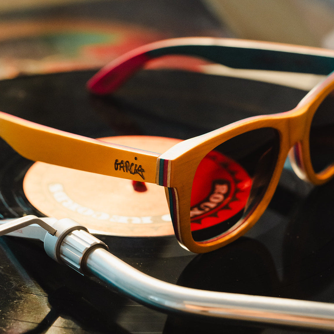Garcia x GRC x TMBR | Traveler | Golden | Wooden Sunglasses