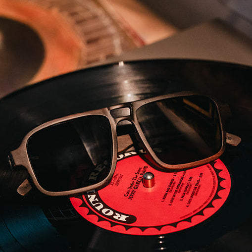 Garcia x GRC x TMBR | Jerry | Vintage Black | Wooden Sunglasses
