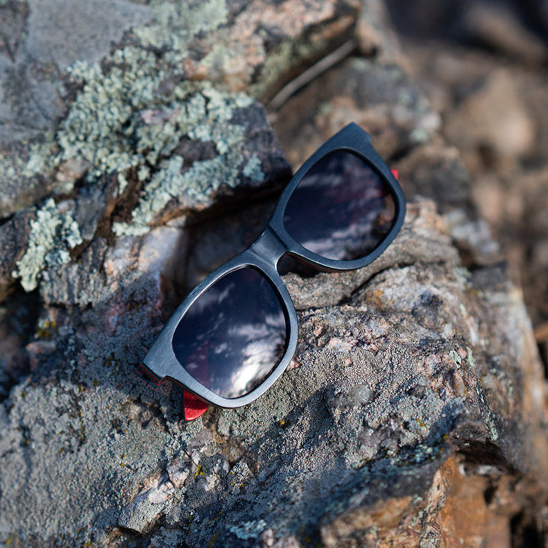 Traveler | Black | Wooden Sunglasses