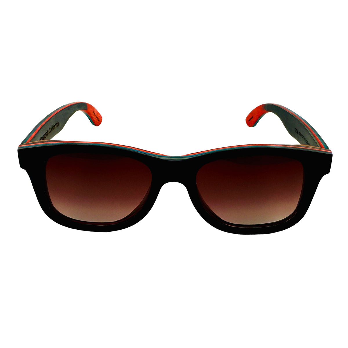 Garcia x GRC x TMBR | Traveler | Black w/ Rose Lenses | Wooden Sunglasses