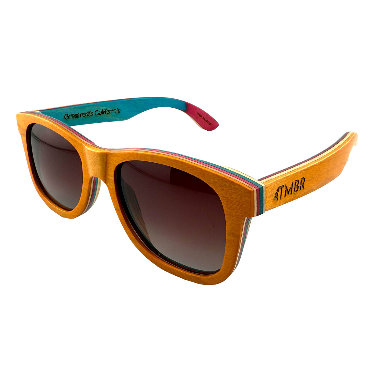 Garcia x GRC x TMBR | Traveler | Golden | Wooden Sunglasses