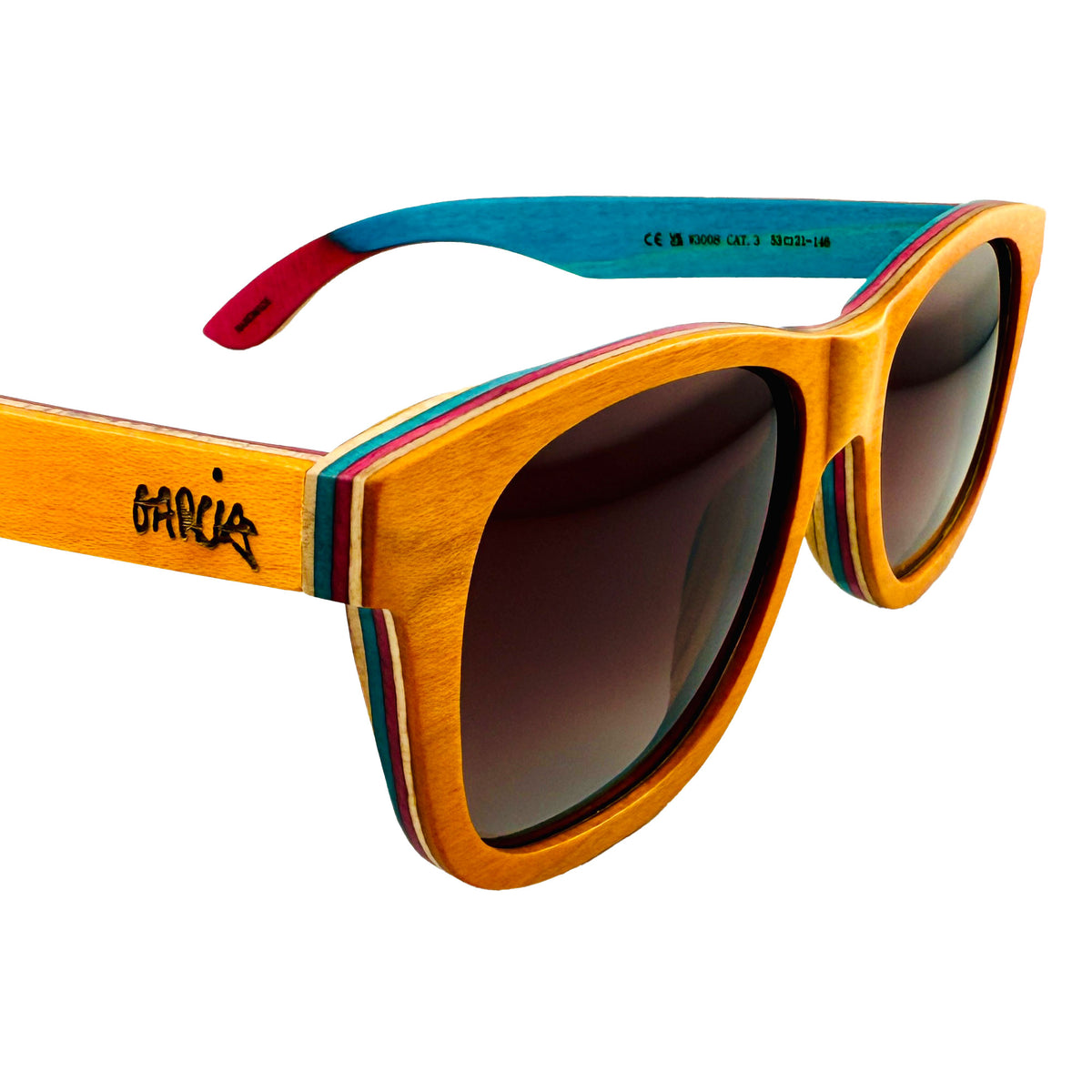 Garcia x GRC x TMBR | Traveler | Golden | Wooden Sunglasses