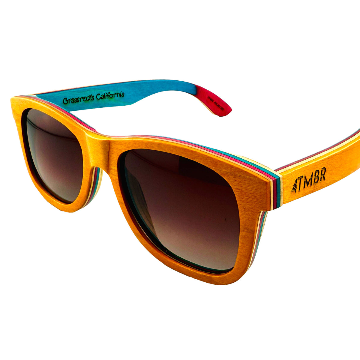 Garcia x GRC x TMBR | Traveler | Golden | Wooden Sunglasses