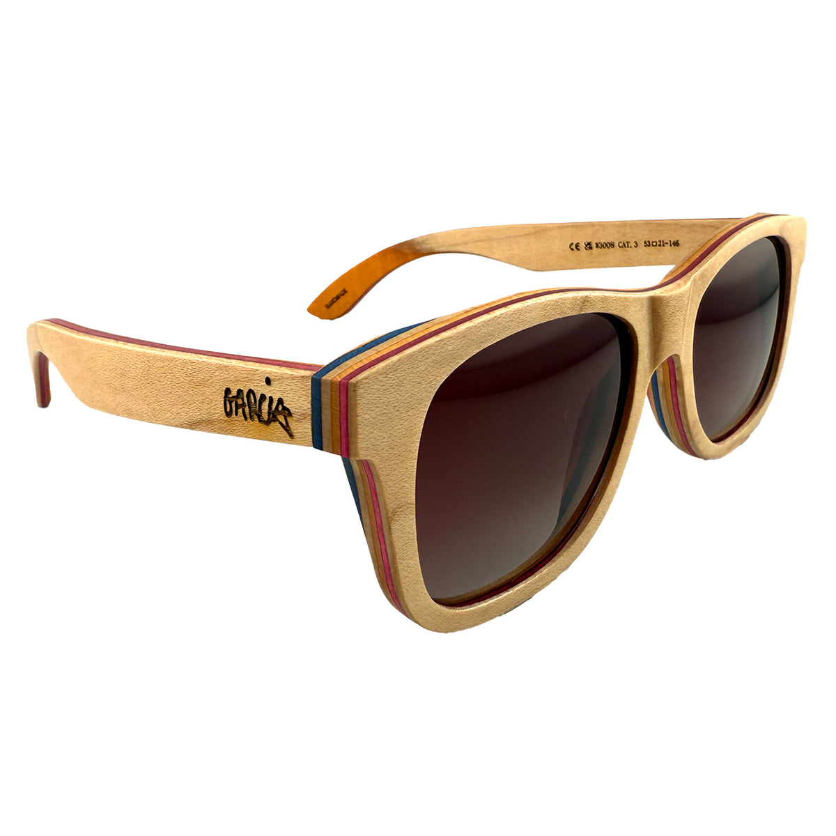 Garcia x GRC x TMBR | Traveler | Light | Wooden Sunglasses